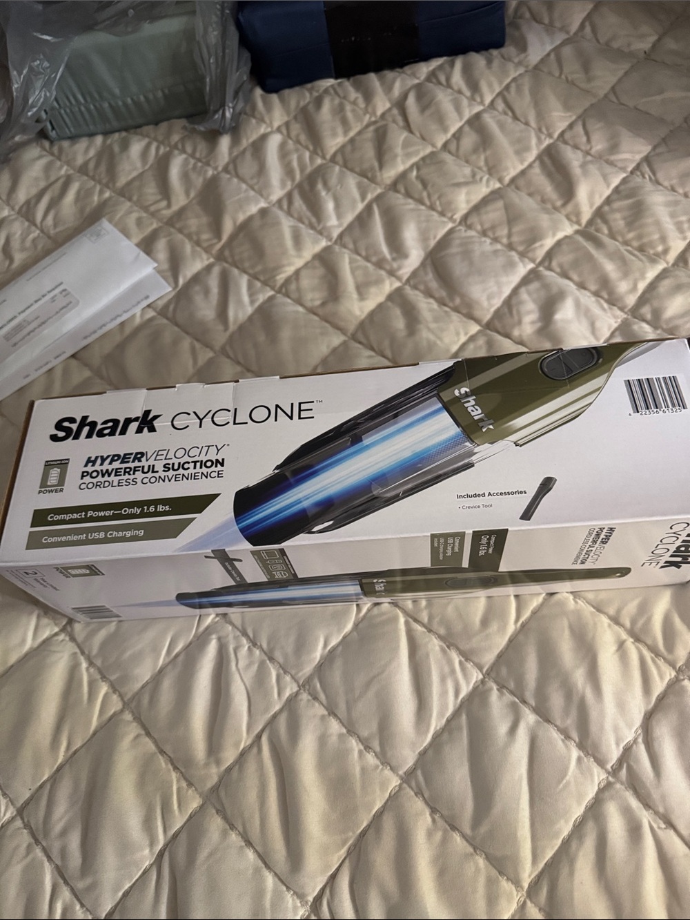 Shark Cyclone Cordless Handheld Vacuum - Olive/Black/Blue